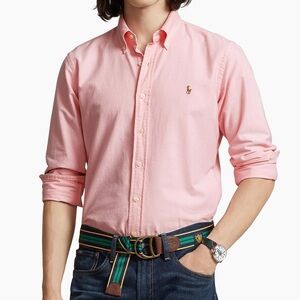 Polo Ralph Lauren Men’s Classic-Fit Cotton‎ Oxford Shirt PINK